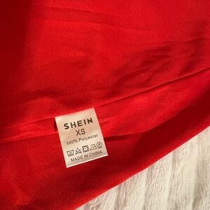 SHEIN Bold Red XS Dress
